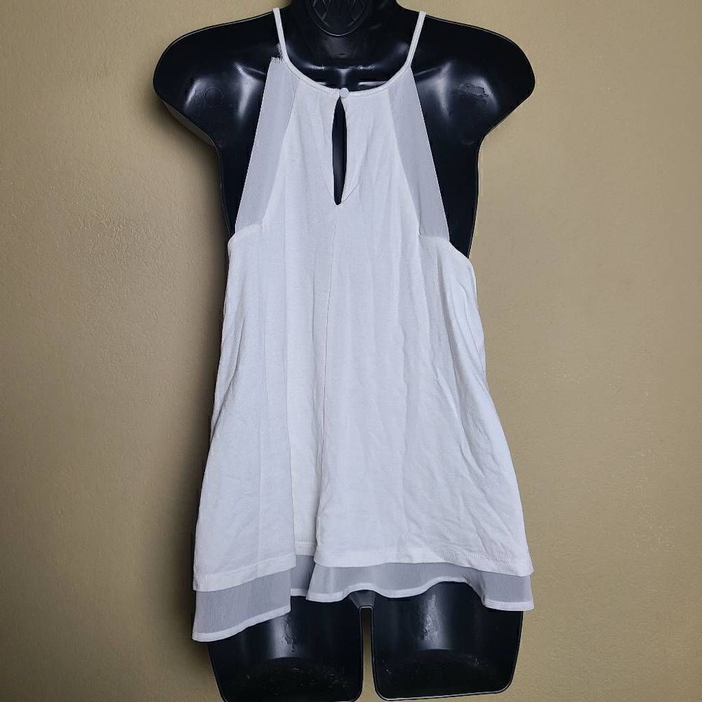 Blue Rain Embroidered Tank Top - Picture 7 of 10
